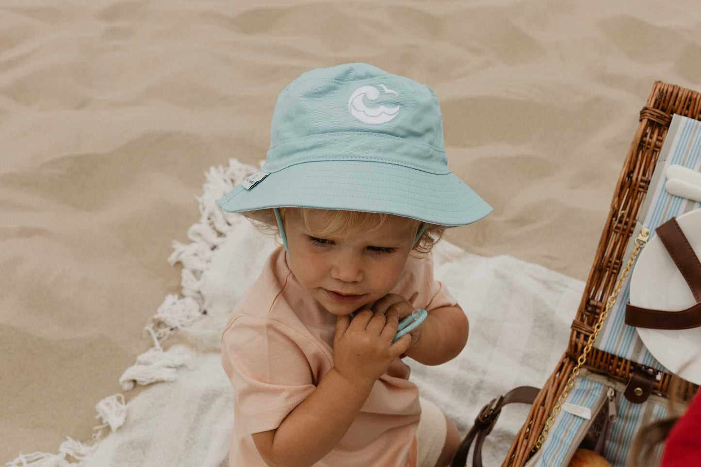 Bucket hat - inside out checker board