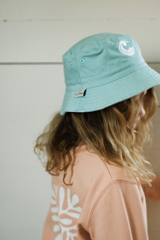 Bucket hat - inside out checker board