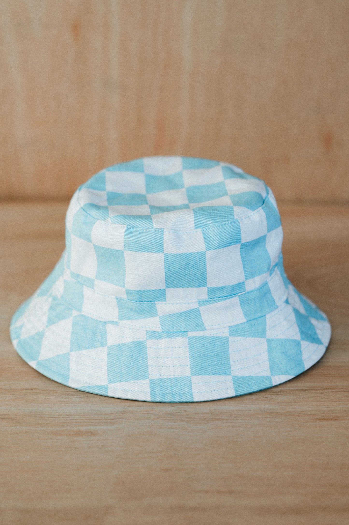 Bucket hat - inside out checker board